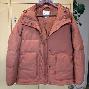 Madewell Rust Puffer Jacket